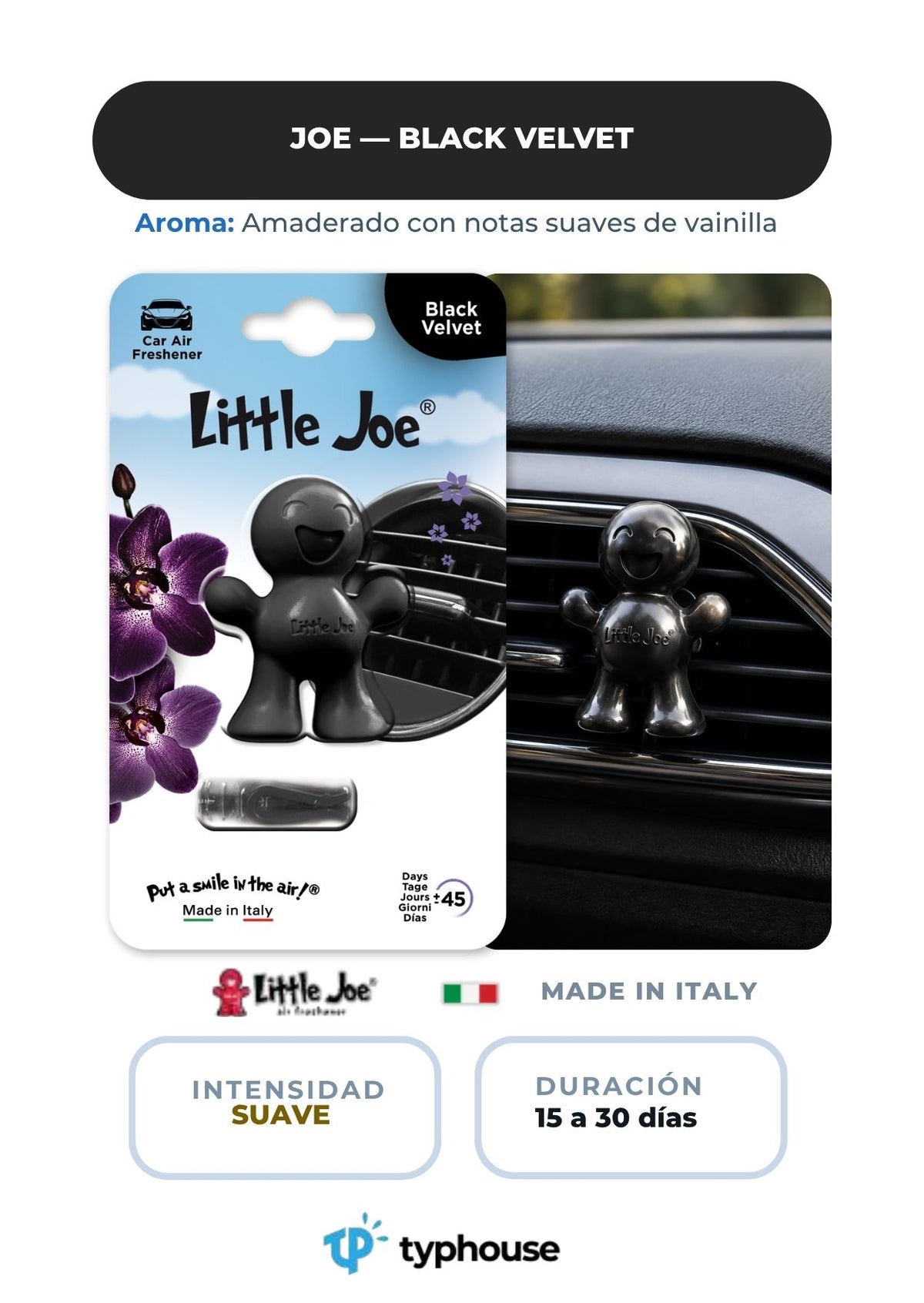 Little Joe® Standard - Black velvet