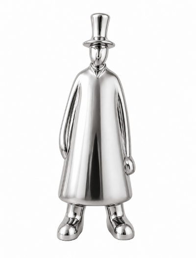 Hombre Decorativo Plateado