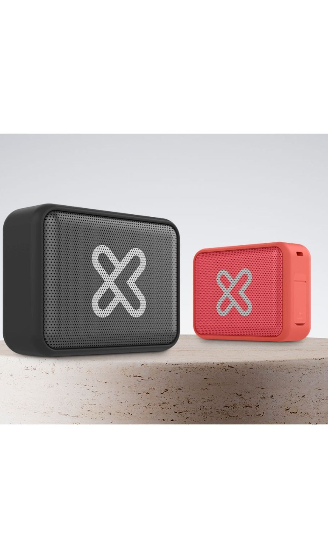 Parlante Bluetooth Portátil Klip Xtreme Port TWS KBS-025 Gris | Resistente al Agua IPX7 | 20h de Batería