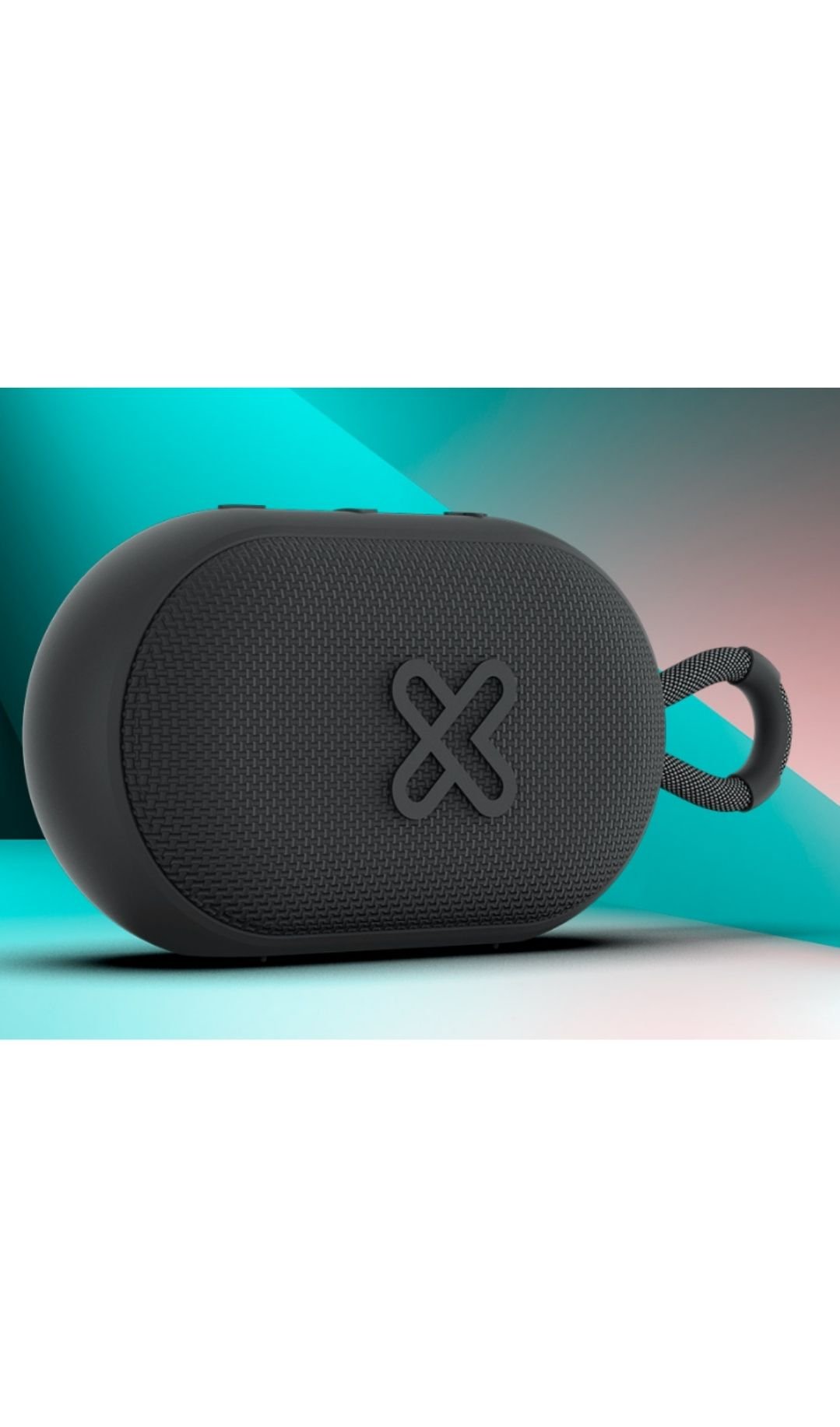 Parlante Bluetooth Portátil Klip Xtreme GrooveSplash KBS-030BK Negro | Resistente al Agua IPX7 | Sonido TWS | 12h Batería