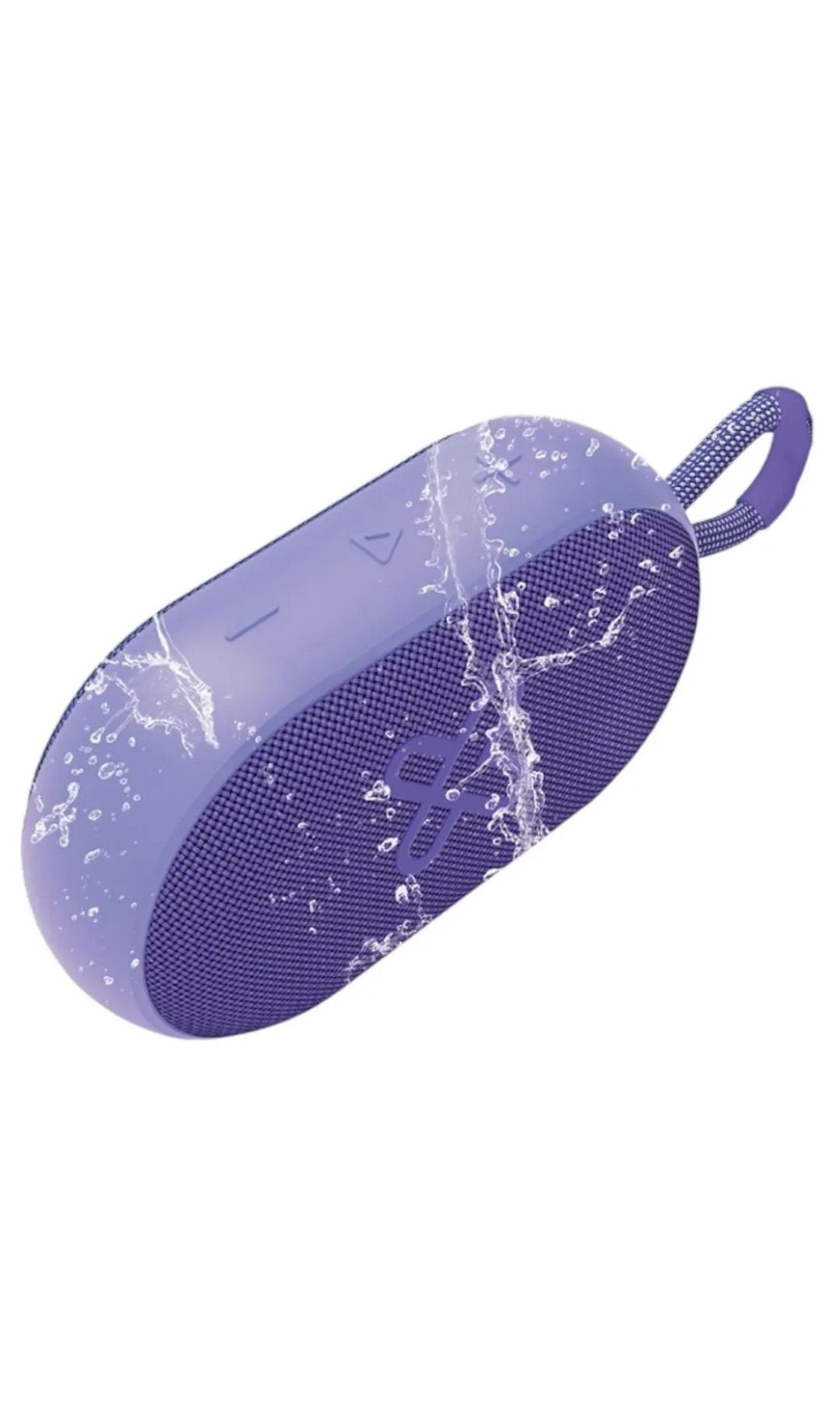Parlante Bluetooth Portátil Klip Xtreme Port TWS KBS-030PR Lila | Resistente al Agua IPX7 | 20h de Batería