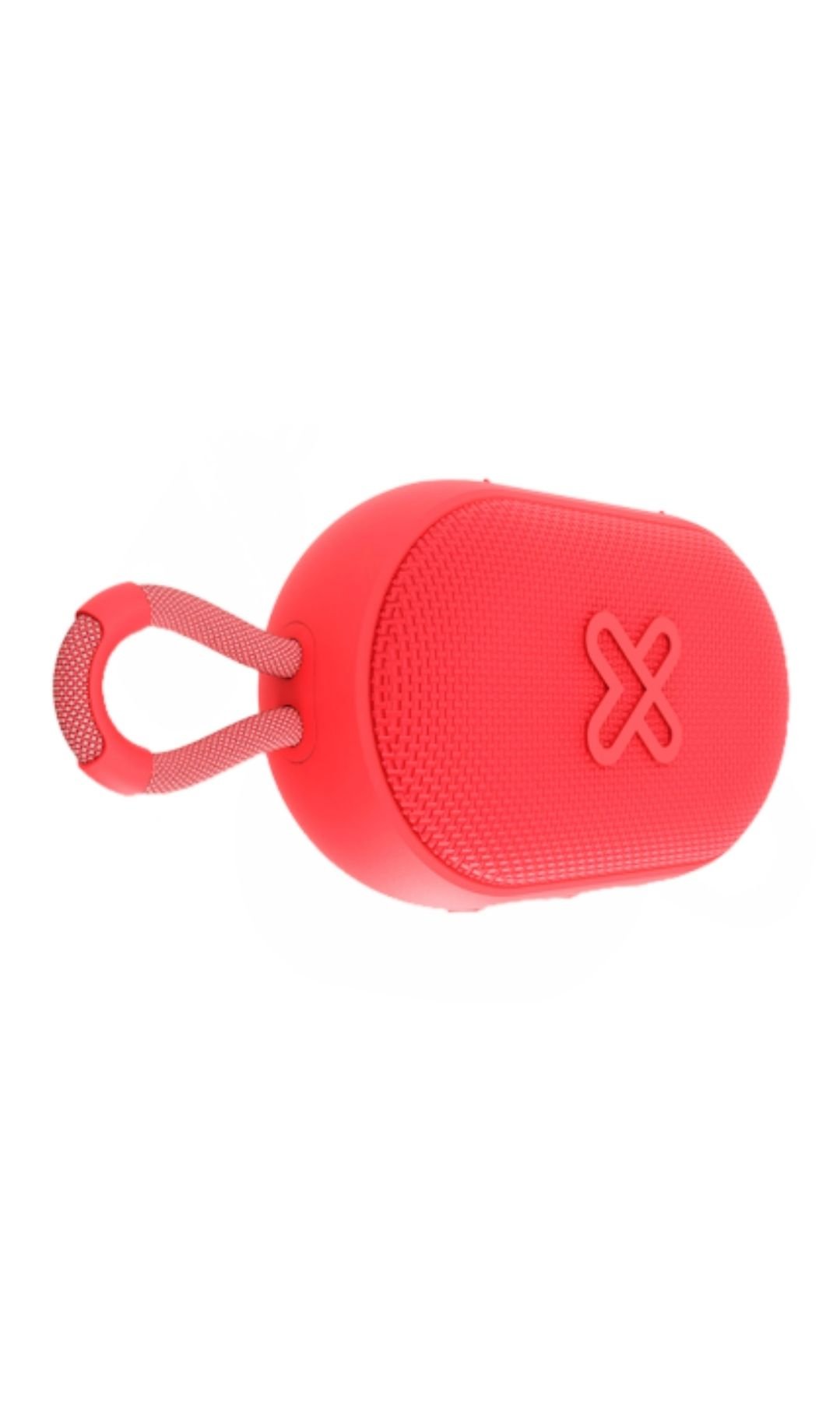 Parlante Bluetooth Portátil Klip Xtreme Port TWS KBS-030RD Rojo | Resistente al Agua IPX7 | 20h de Batería