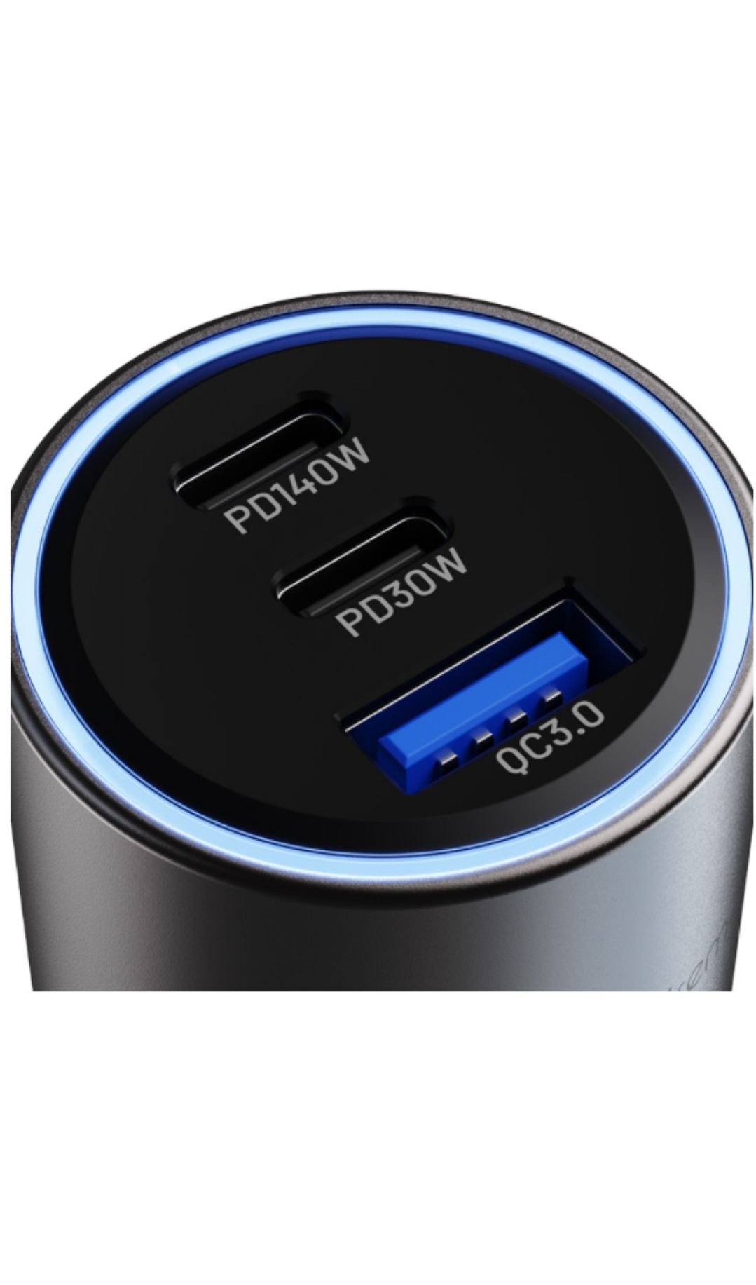Cargador de Auto Klip Xtreme PowerCar 140W USB-C PD 3 Puertos