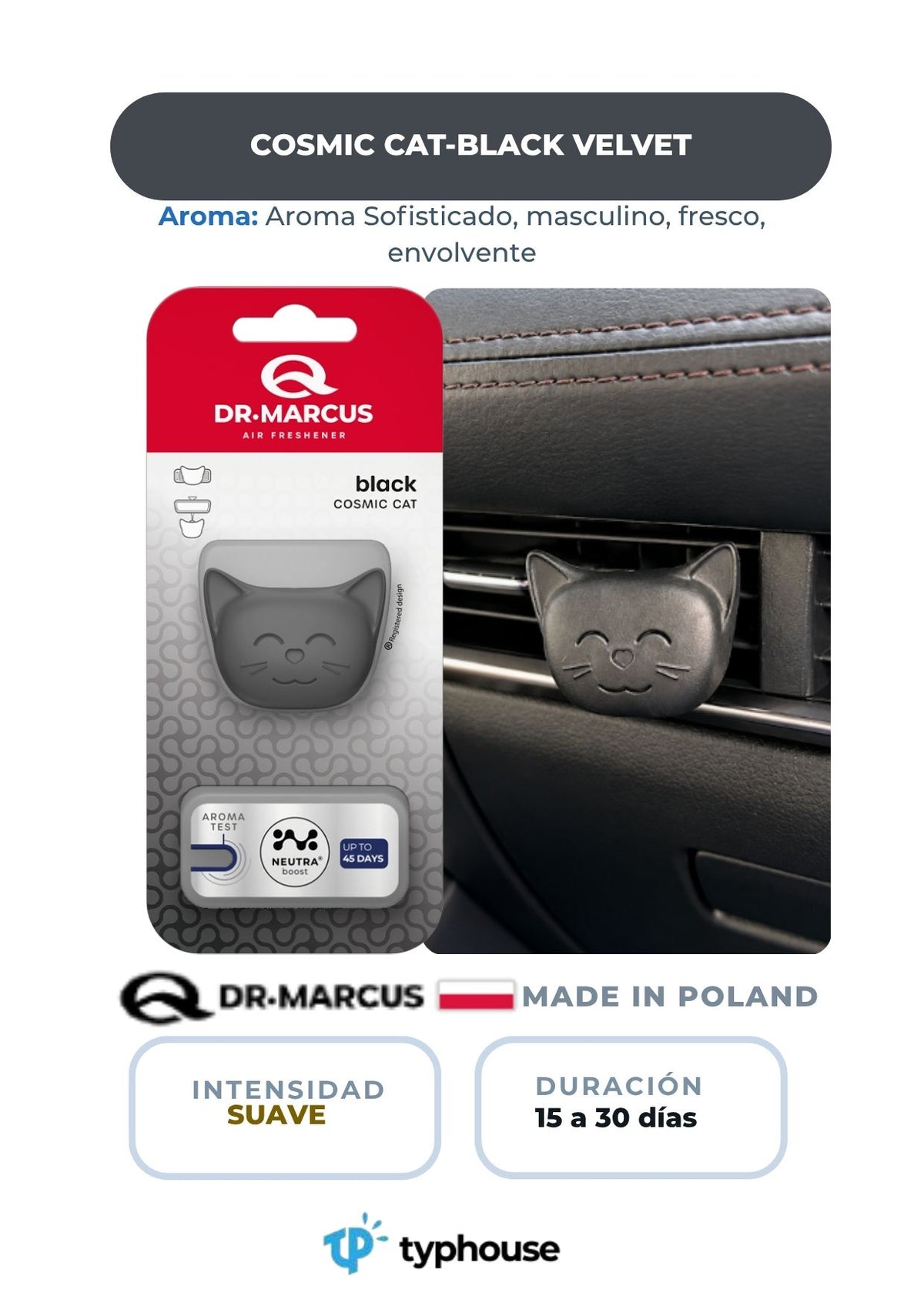 Dr. Marcus - Cosmic Cat | Black Velvet