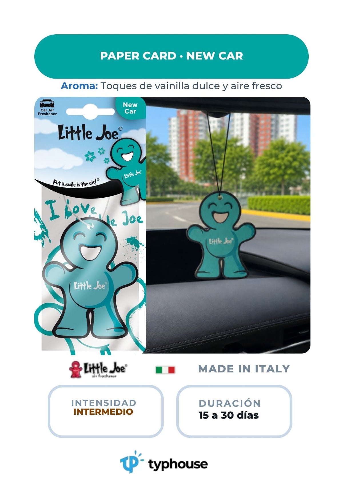 Little Joe® - Paper - Turquoise New Car