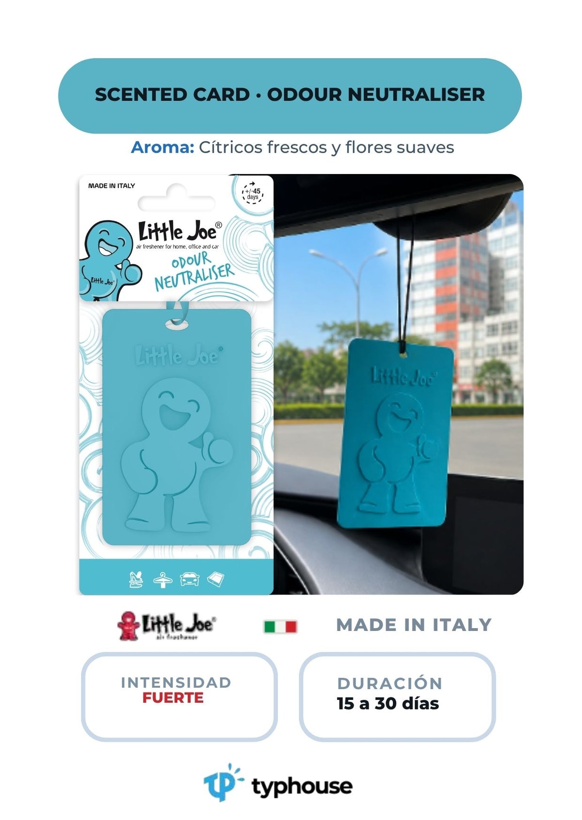 Little Joe® - Scented Card - Odour Neutraliser