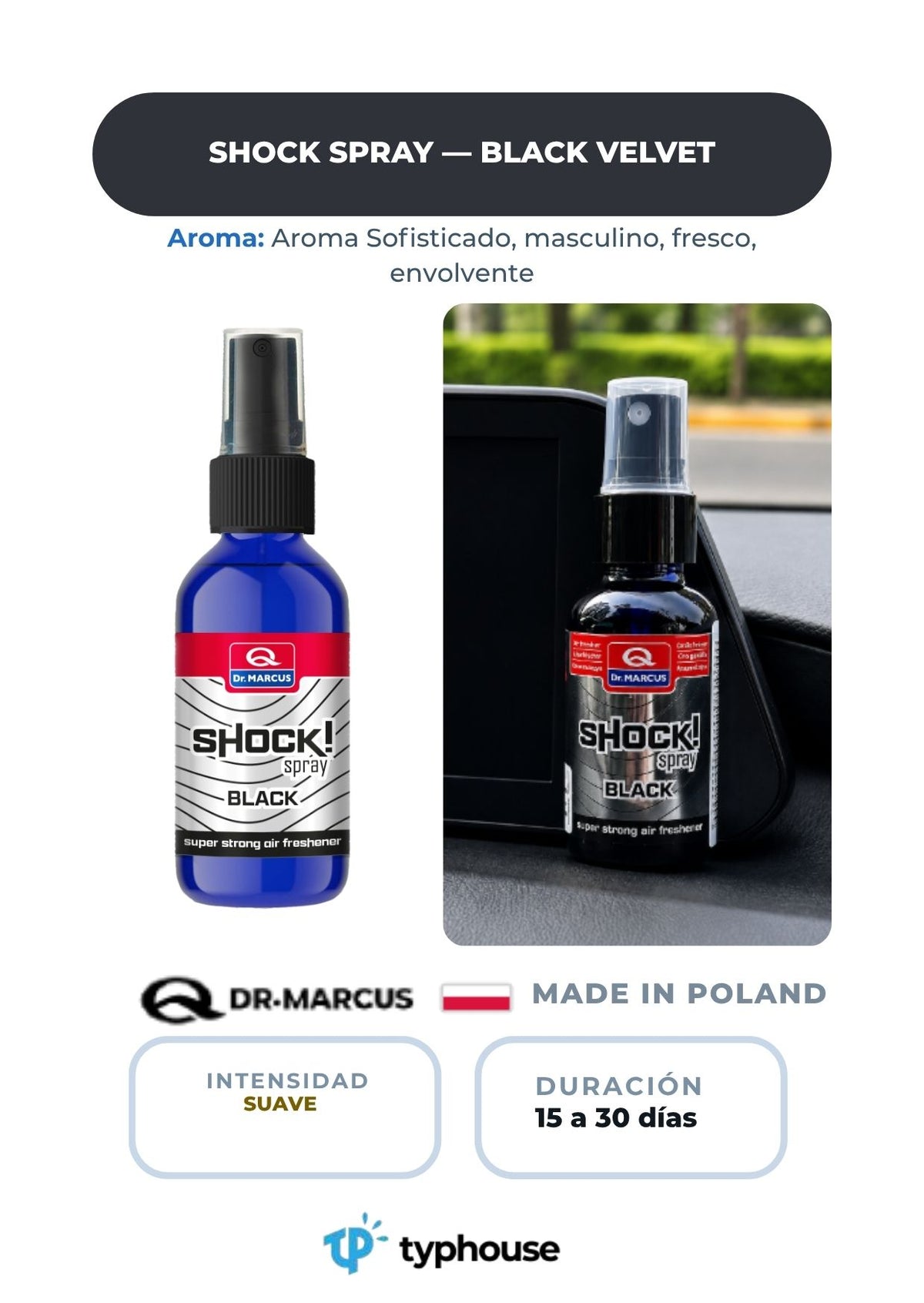 Dr. Marcus - Shock Spray | Black Velvet