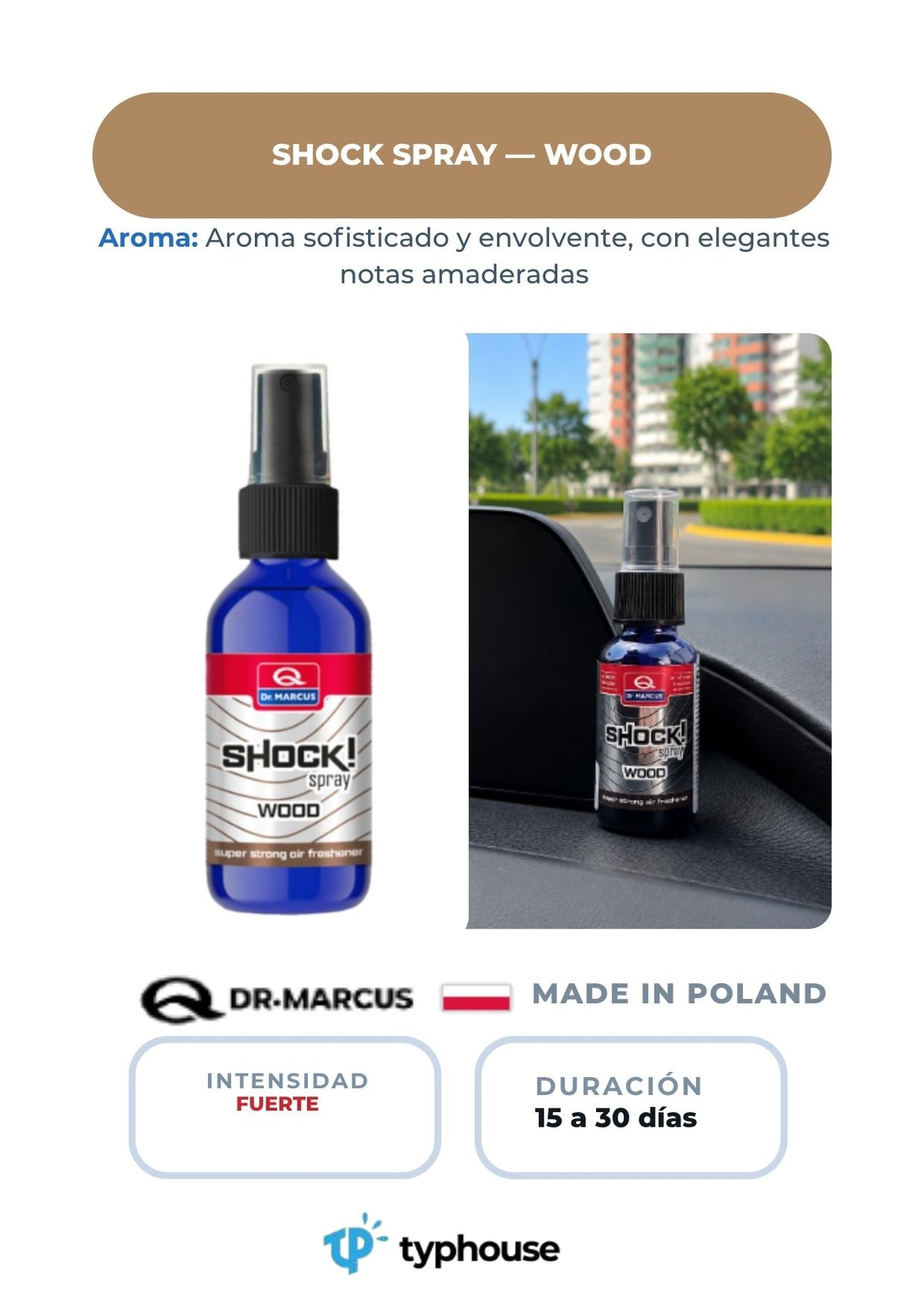 Dr. Marcus - Shock Spray | Wood