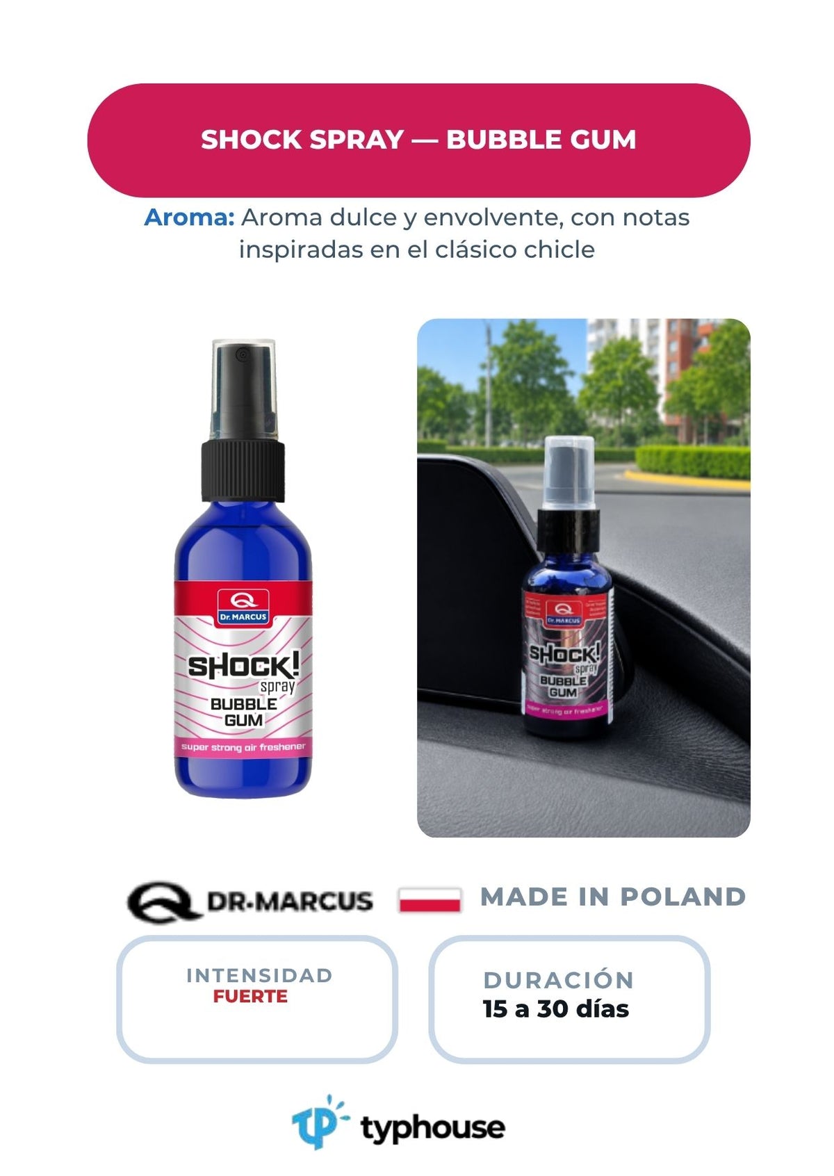 Dr. Marcus - Shock Spray | Bubble Gum
