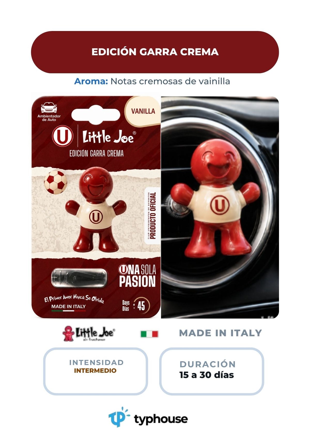 Little Joe® - Universitario de Deportes - Edición Garra Crema | Vainilla
