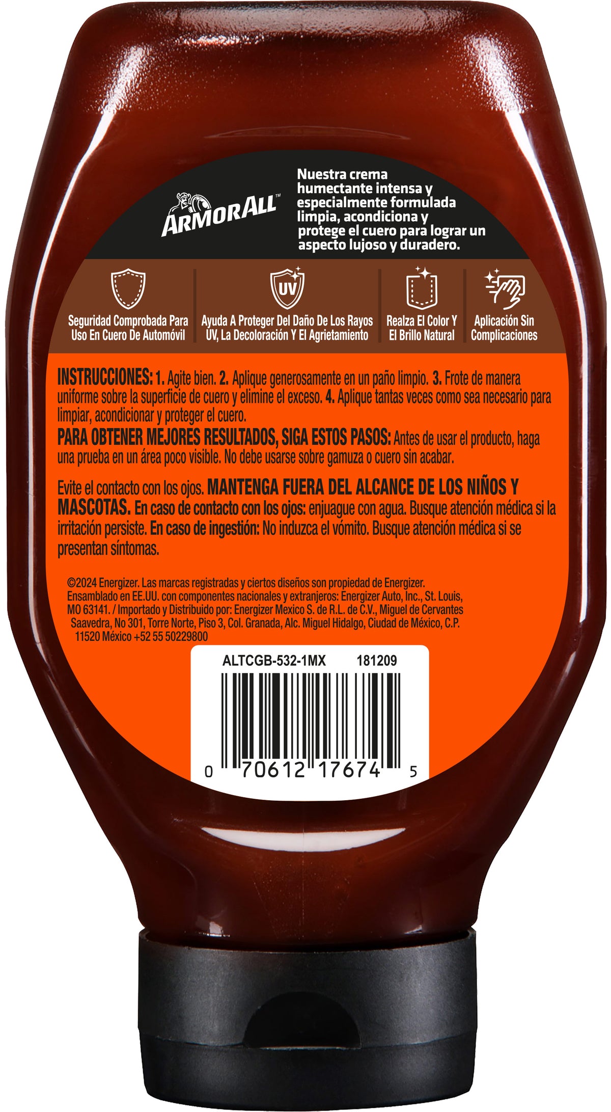 ARMORALL LEATHER CARE GEL X 532 ML