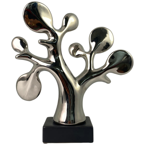 Arbol decorativo Frutos Plateado