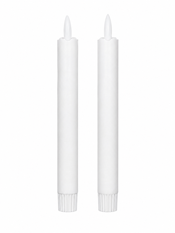 Velas Blancas C/Bateria