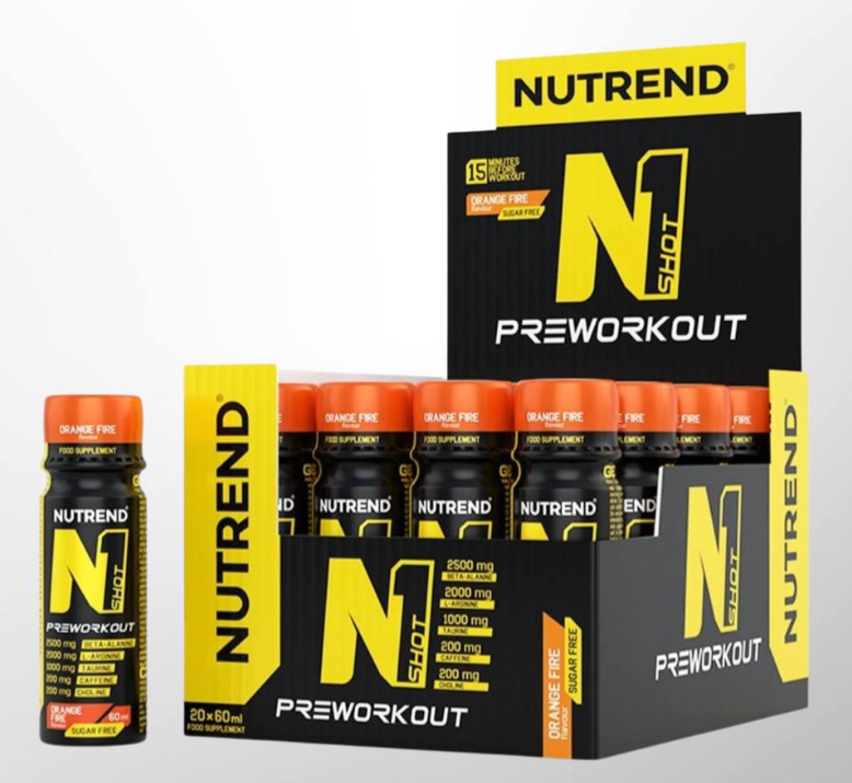 Pre Entreno Liquido N1 Shot Naranja