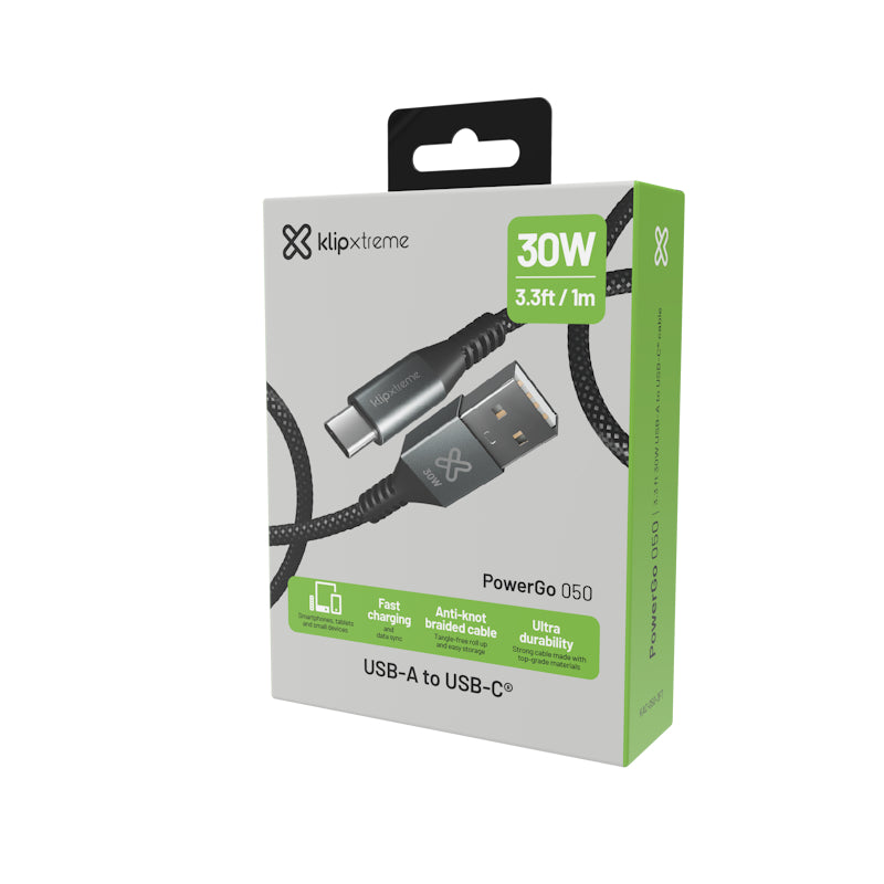 Clabe USB 0.9MT - A TO C 30 W KAC-050