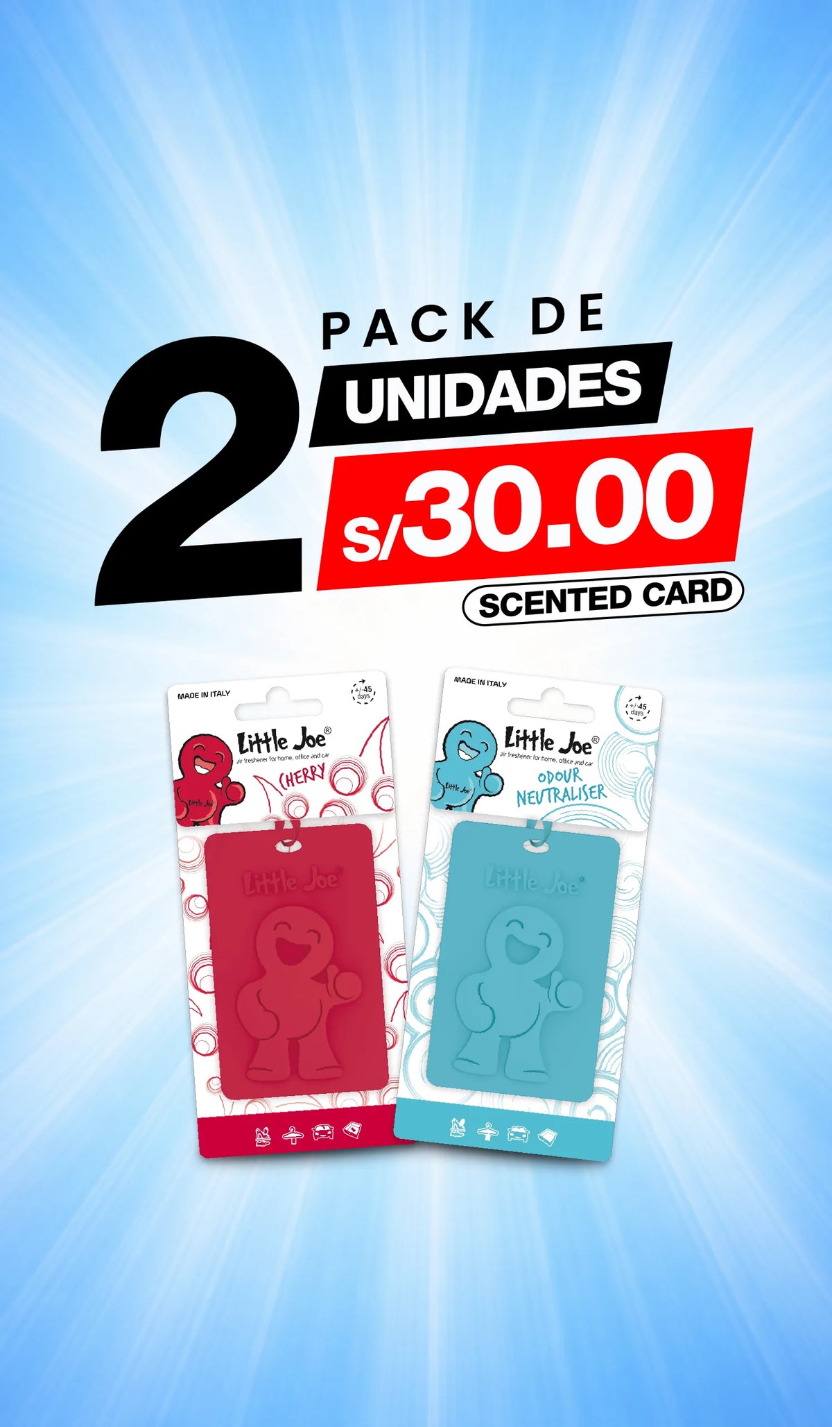 2 Pack Scented card
