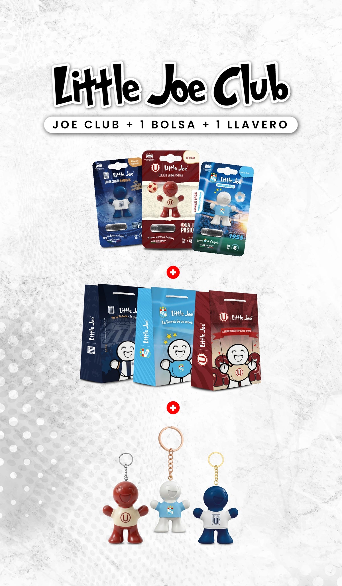 Joe Club + bolsa de regalo + kit para llavero