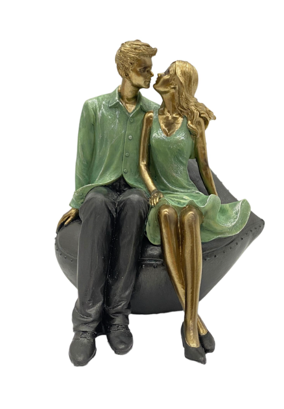 Pareja Sentada decorativa