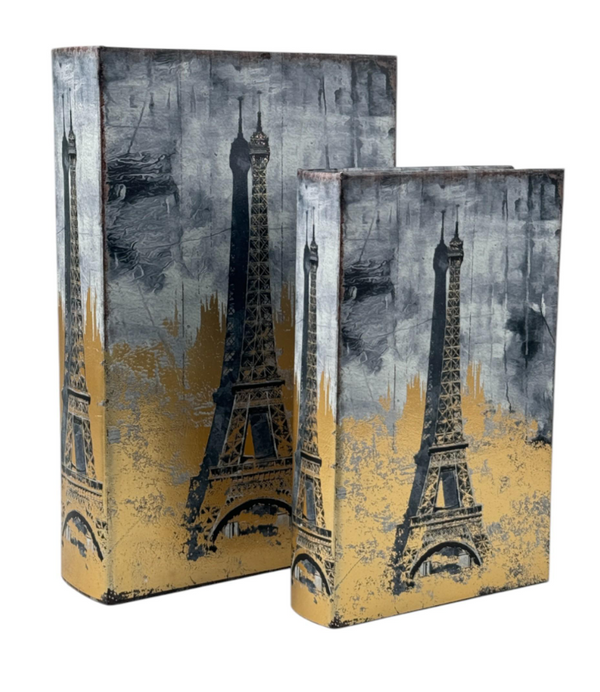 Caja forma de Libro decorativa Torre