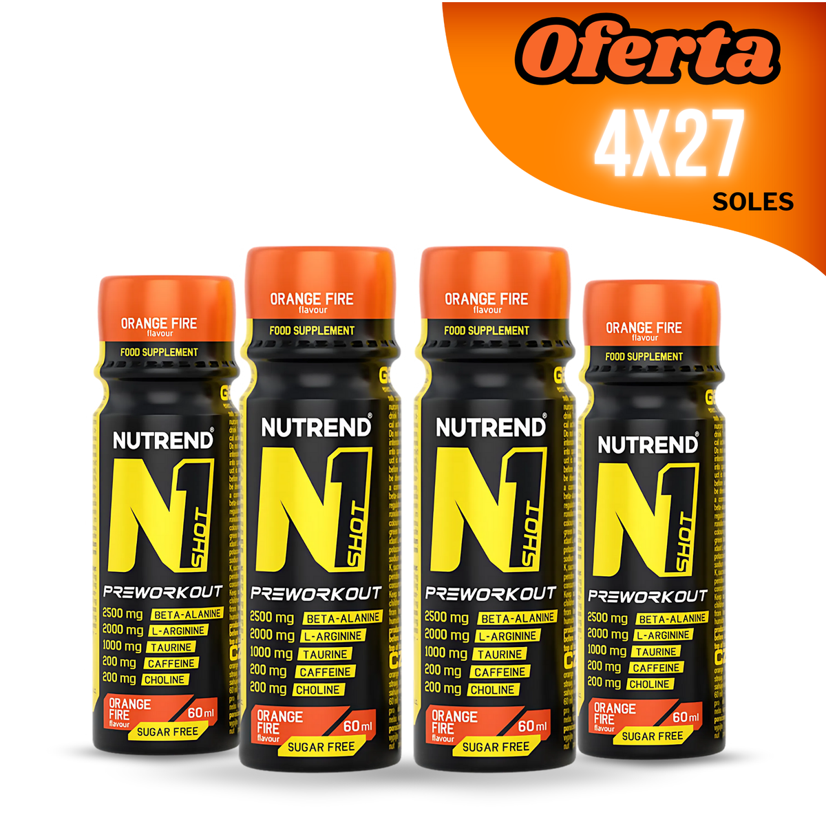 PACK 4 N1 SHOT 60 ml – Nutrend
