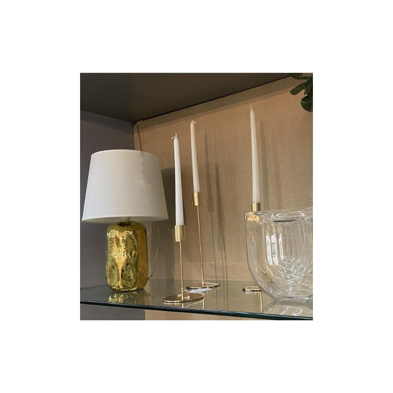 Portavela decorativo Dorado