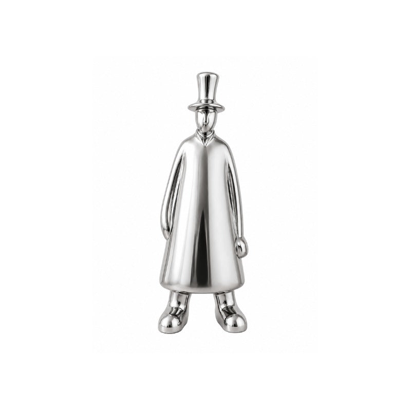 Hombre Decorativo Plateado