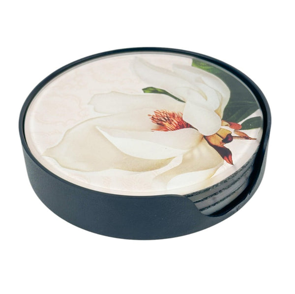 Portavasos Decorativo orquídea blanca