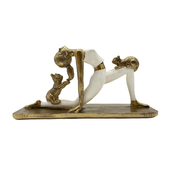 Yoga decorativa de colores