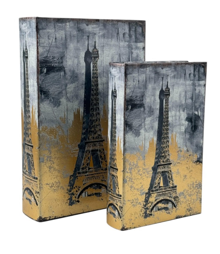 Caja forma de Libro decorativa Torre