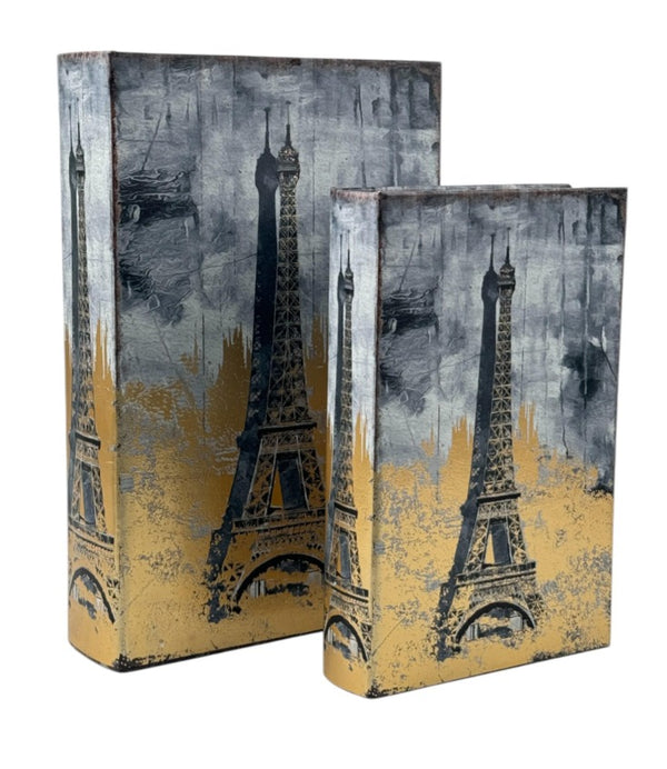 Caja forma de Libro decorativa Torre