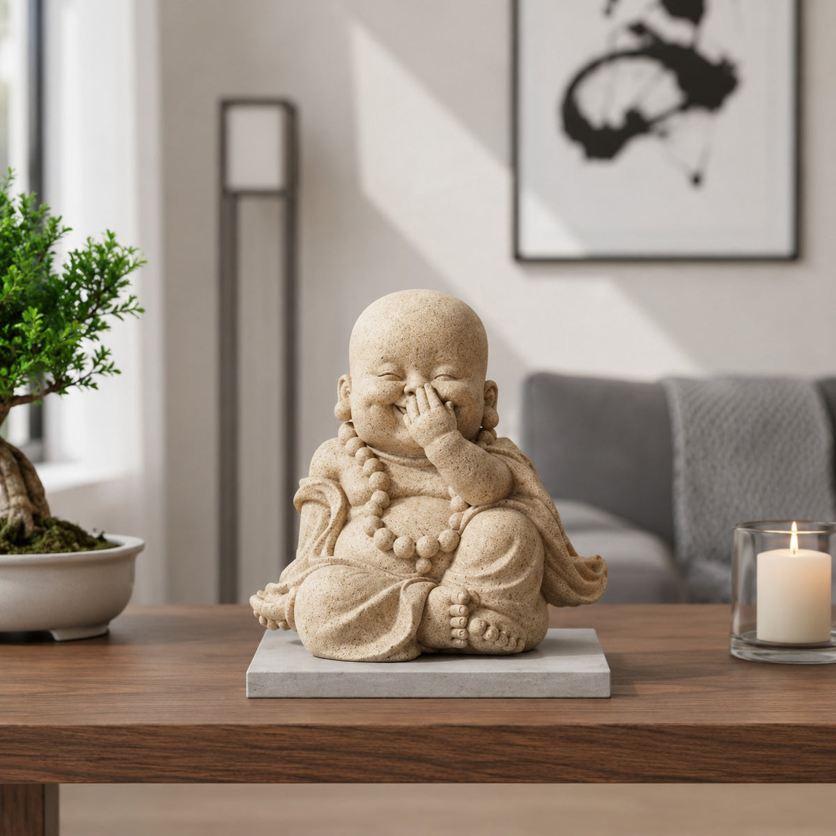 Buda decorativo Silencio