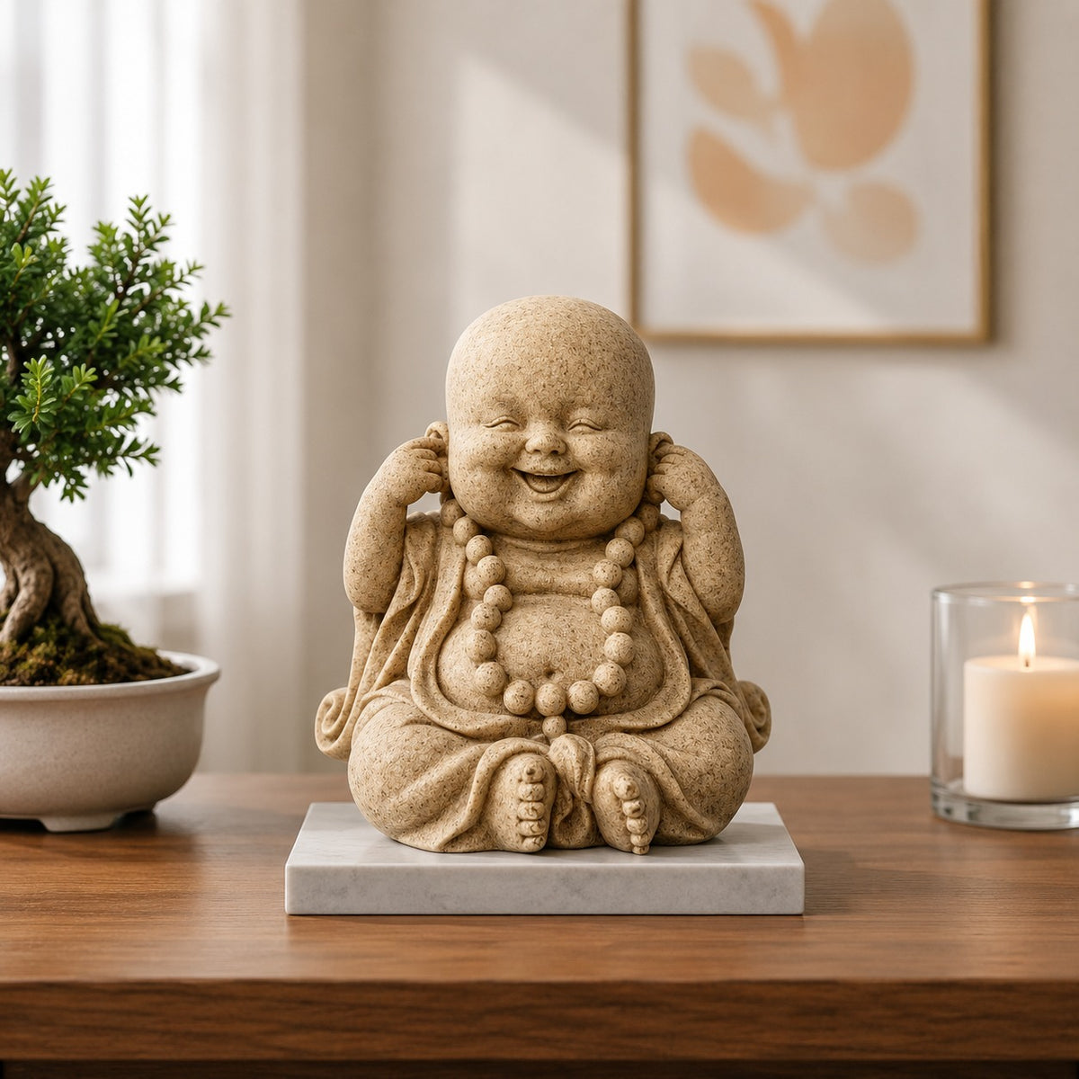 Buda decorativo Escucha