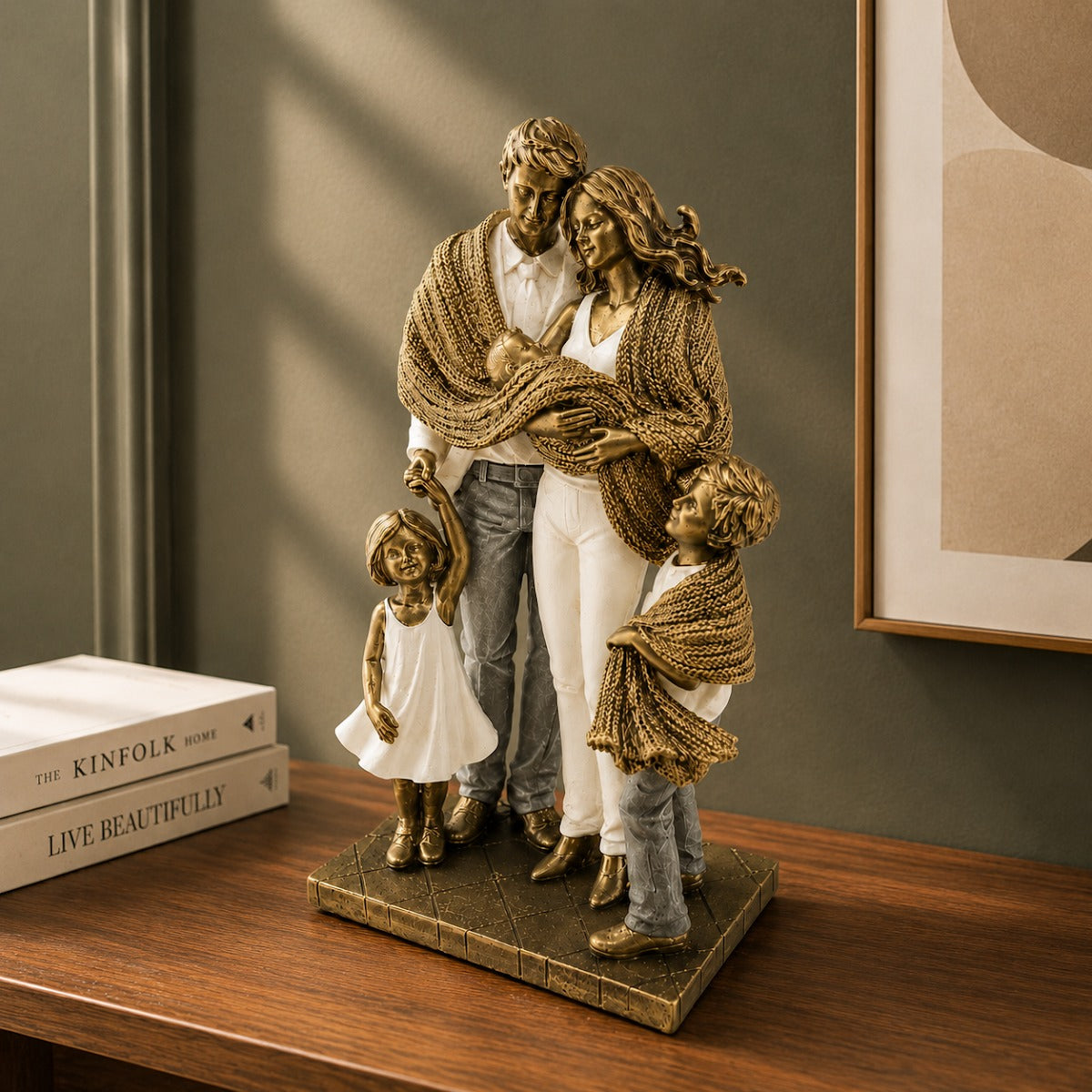 Familia decorativa union y paz