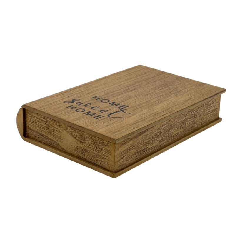 Libro decorativo Madera Oscura