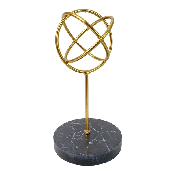 Figura decorativa Atomo Dorado