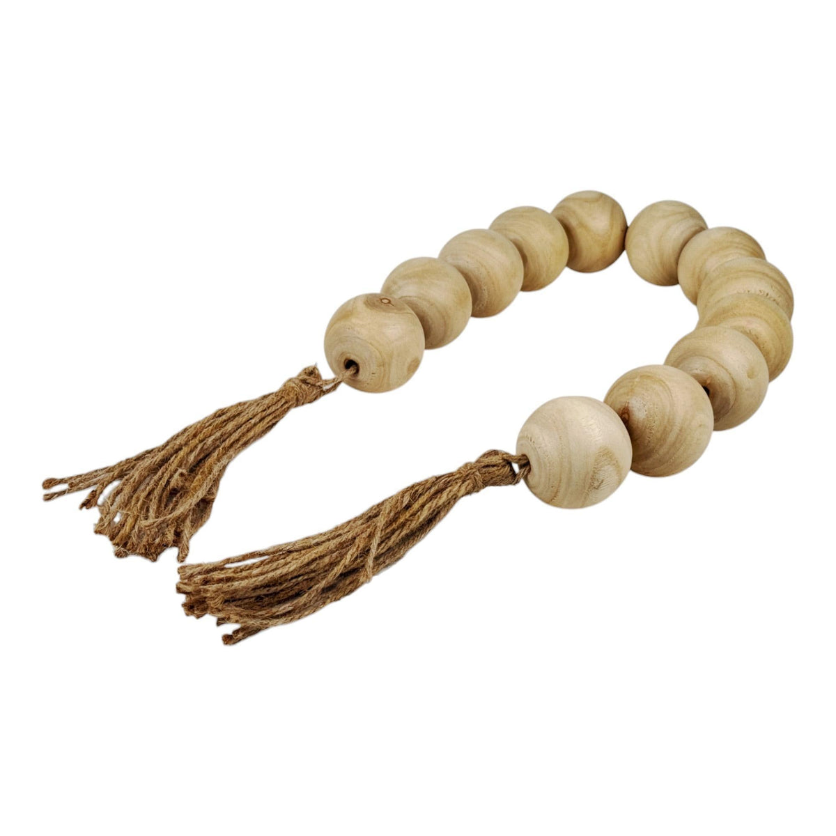 Cadena decorativa madera clara