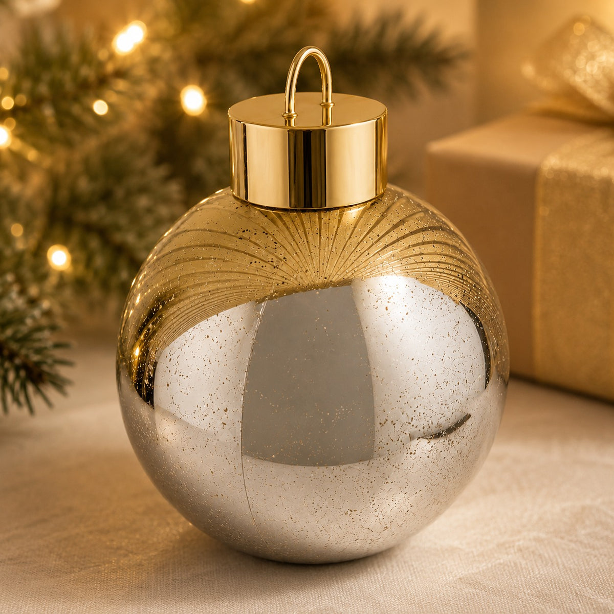 Bola Decorativa Dorada para Árbol