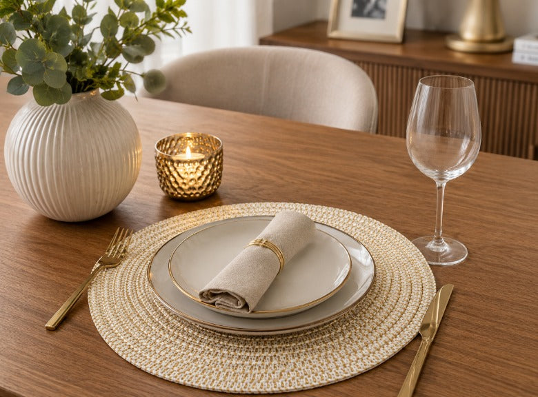 Individual Decorativo Beige