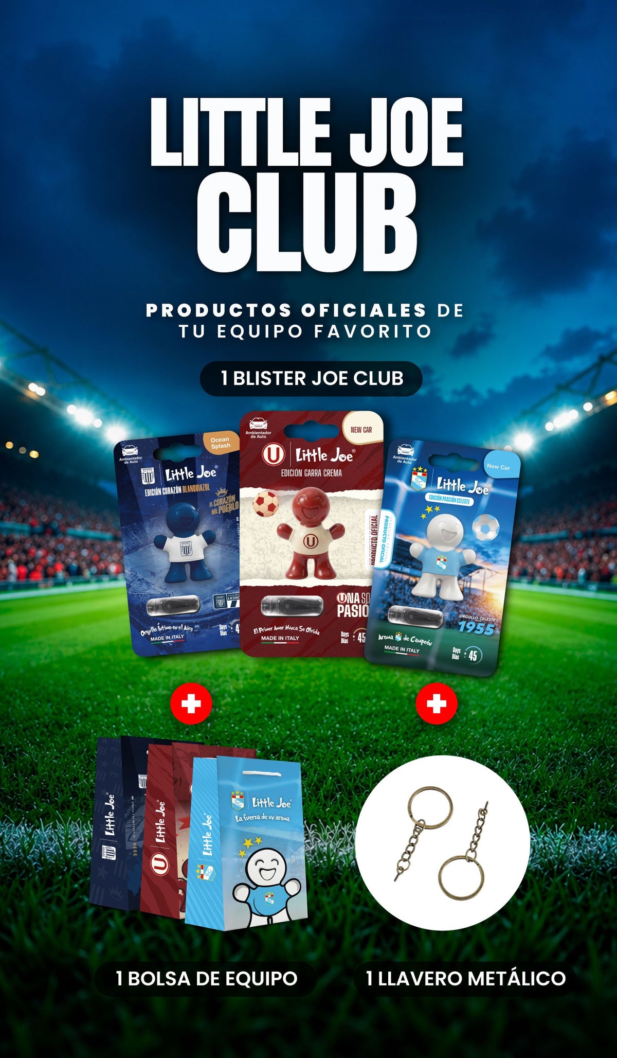 Joe Club + bolsa de regalo + kit para llavero