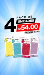 4 Pack Scented card