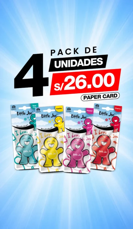 4 Pack Paper card