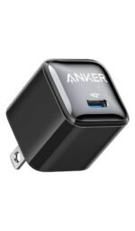Cargador Anker 511 Nano Pro 20W USB-C Negro | Ultra Compacto | Carga Rápida PowerIQ 3.0 | Seguridad ActiveShield