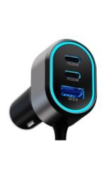 Cargador de Auto Klip Xtreme PowerCar 100W USB-C PD + USB-A - Imagen 6
